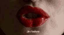 Lips Red GIF - Lips Red Jet Adore GIFs