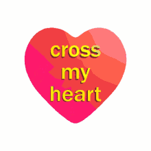heart cross my heart love cross promise