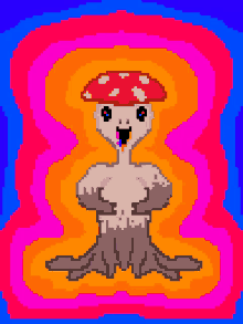 Psychedelic Mushroom GIF