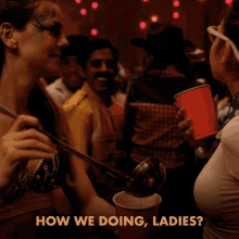 How We Doing Ladies Hubie Halloween GIF - How We Doing Ladies Hubie Halloween Hows It Going GIFs