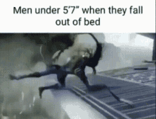 Falling Out Of Bed Short People Memes GIF - Falling Out Of Bed Short People Memes Short People Problems GIFs