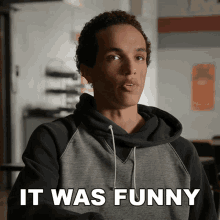 It Was Funny Todd Elwood GIF - It Was Funny Todd Elwood Darius Marcell GIFs