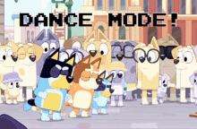 Bluey Dance Mode GIF