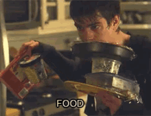Goals GIF - Food Starving Andrew Garfield GIFs