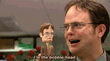 The Office Dwight Schrute GIF - The Office Dwight Schrute Im The Bobble Head GIFs