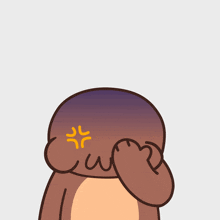 a brown teddy bear is making a funny face