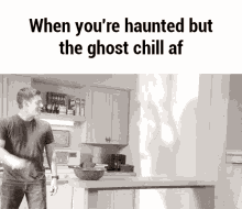 When You'Re Haunted But The Ghost Is Chill Af GIF