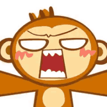 yoyo monkey angry violence