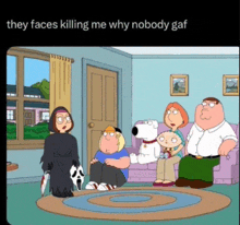 Nobody Gaf Family Guy GIF