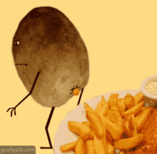Potato Chips:) GIF - Poo Funny Potato GIFs