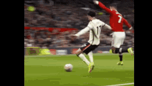Ronaldo Kicks Jone GIF - Ronaldo Kicks Jone GIFs