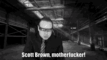 Scott Brown Get The Fuck Out GIF - Scott Brown Get The Fuck Out I Got A Showing GIFs