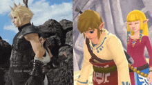 a video game character says " ribbit ribbit " next to another video game character