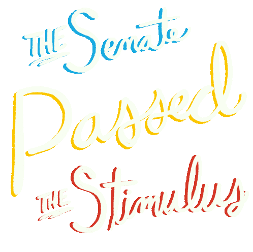 Senate Passed The Stimulus Stimulus Sticker