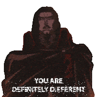 You Are Definitely Different Vlad Dracula Tepes Sticker - You Are Definitely Different Vlad Dracula Tepes Castlevania Stickers