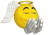 Angel Pray GIF - Angel Pray Emoji GIFs