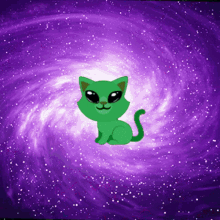galaxy kitty alien cat space