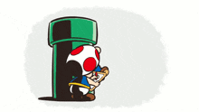 Mario Toad GIF - Mario Toad Super Mario GIFs