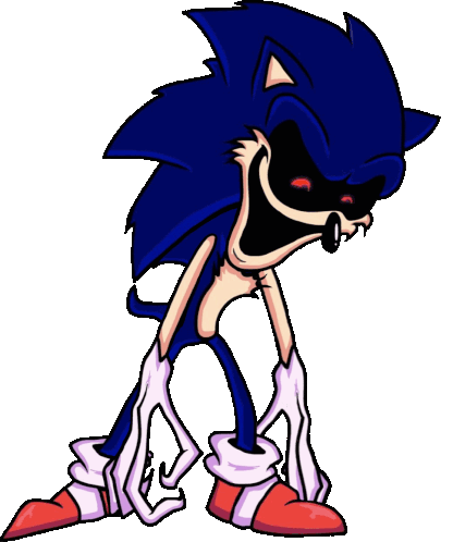 Sonic Exe You Can'T Run Fnf Sticker - Sonic Exe You Can'T Run Fnf Old Stickers