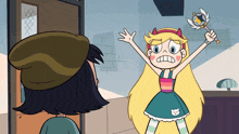 star vs the forces of evil star holding a wand in her hand