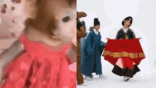 Hyunjin Monkey GIF - Hyunjin Monkey Dress GIFs