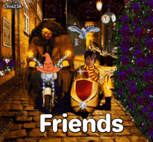 Rubeus Hagrid And Harry Potter Friends GIF - Rubeus Hagrid And Harry Potter Harry Potter Rubeus Hagrid GIFs