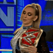 Charlotte Flair Raw Womens Champion GIF - Charlotte Flair Raw Womens Champion Wwe GIFs