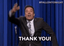 Thank You Happy GIF - Thank You Happy Jimmy Fallon GIFs