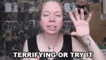 Terrifying Or Try It Challenge GIF - Terrifying Or Try It Try It Challenge GIFs