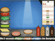 scratch mayo bellamento bros me5seconds after scratch fan enters the burgeria burgeria