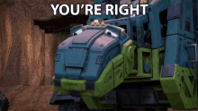 Youre Right Garby GIF - Youre Right Garby Dinotrux GIFs