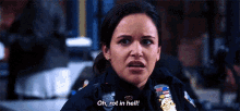 brooklyn nine nine amy santiago oh rot in hell angry rage
