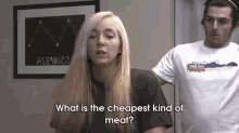 Deer Balls, They'Re Under A Buck. GIF - Jenna Marbles Cheapest Kind Of Meat GIFs