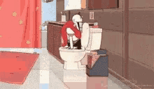 Toilet Papyrus GIF - Toilet Papyrus Spinning GIFs