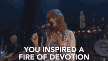 Florence And The Machine You Inspired A Fire Of Devotion GIF - Florence And The Machine You Inspired A Fire Of Devotion You Inspired GIFs