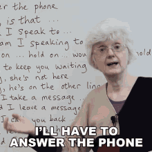 Ill Have To Answer The Phone Gill GIF - Ill Have To Answer The Phone Gill Engvid GIFs