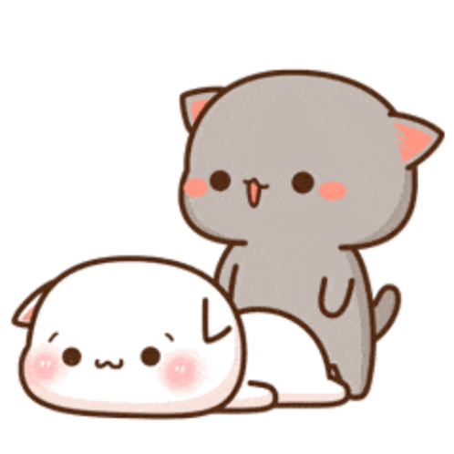 Mochi Cat Flop Sticker - Mochi Cat Flop Glomp Stickers