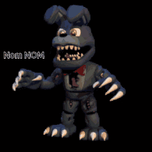 Nom Nom Nightmare Bonnie GIF - Nom Nom Nightmare Bonnie Five Nights At Freddys GIFs