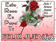 a pink sign that says feliz jueves pialma