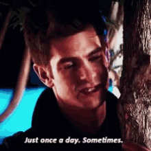 Andrew Garfield Just Once Aday GIF - Andrew Garfield Just Once Aday Peter Parker GIFs