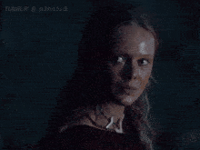 a woman says i can say no more in the dark
