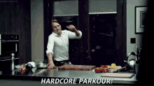 Hardcore Parkour! GIF - Hannibal Hannibal Nbc Hannibal Lecter GIFs