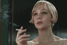 Daisy GIF - Carey Mulligan The Great Gatsby Smoking GIFs