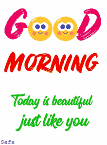 Good Morning Today Is Beautiful GIF