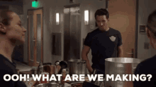 station19 travis montgomery ooh what are we making whats cooking what are we cooking