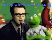 mikey when weezer comes on