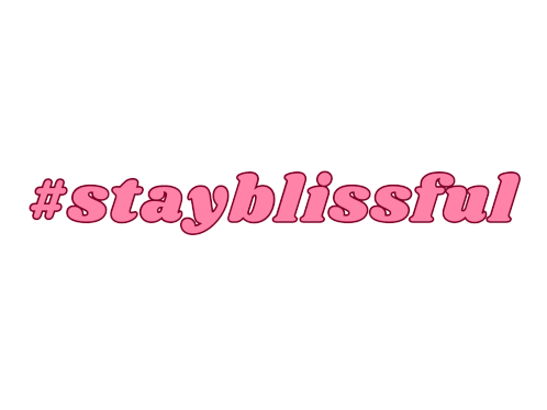 Cloudbliss Stayblissfull Sticker - Cloudbliss Stayblissfull Stickers