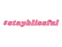 Cloudbliss Stayblissfull Sticker - Cloudbliss Stayblissfull Stickers