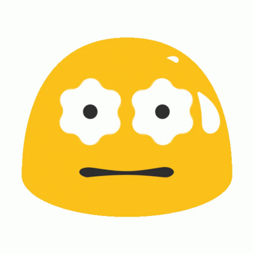 Emoji Sweats Sticker The Blobs Live On Nervous Anxious Discover