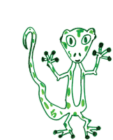 Gutsy Gecko Veefriends Sticker
